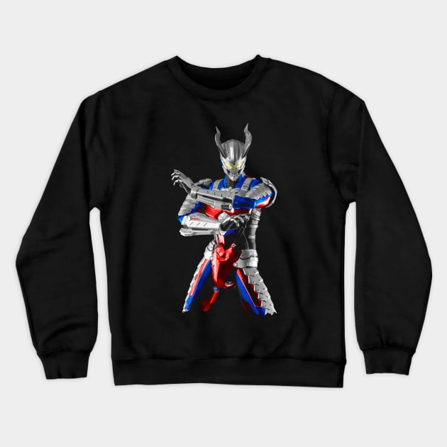 Ultraman Zero Suit Crewneck Sweatshirt by Pakyu Pashion